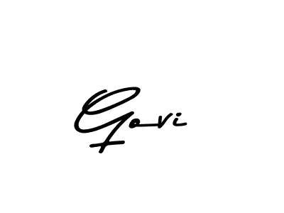 Make a beautiful signature design for name Govi. With this signature (Asem Kandis PERSONAL USE) style, you can create a handwritten signature for free. Govi signature style 9 images and pictures png