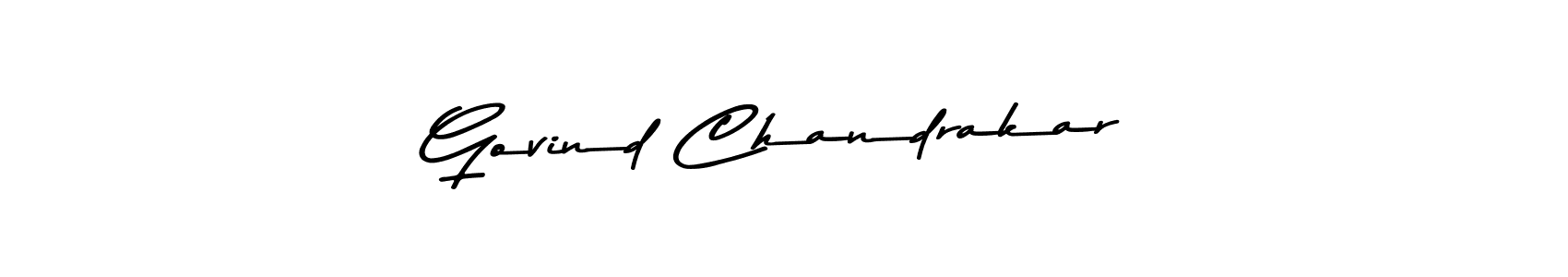 How to make Govind Chandrakar name signature. Use Asem Kandis PERSONAL USE style for creating short signs online. This is the latest handwritten sign. Govind Chandrakar signature style 9 images and pictures png