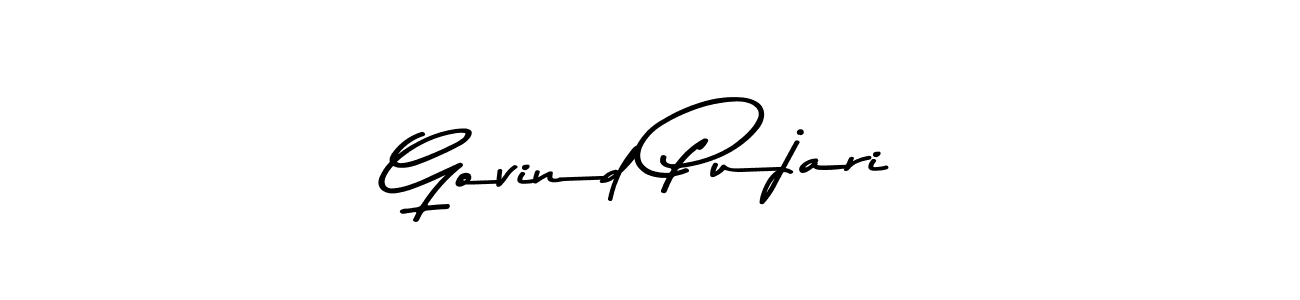 Also we have Govind Pujari name is the best signature style. Create professional handwritten signature collection using Asem Kandis PERSONAL USE autograph style. Govind Pujari signature style 9 images and pictures png