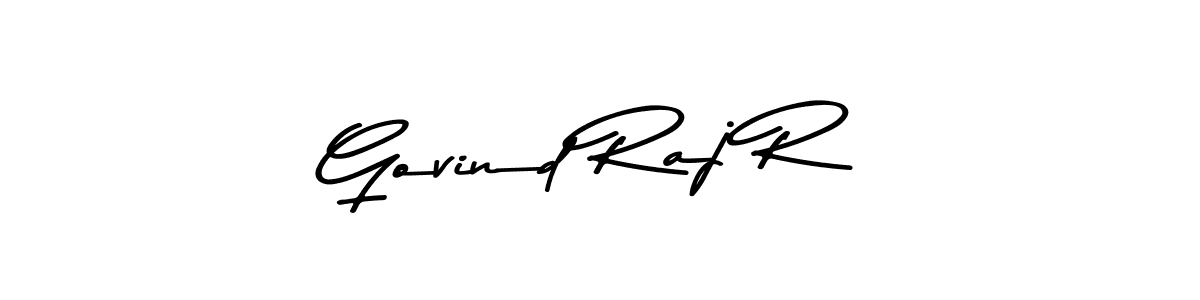 Make a beautiful signature design for name Govind Raj R. With this signature (Asem Kandis PERSONAL USE) style, you can create a handwritten signature for free. Govind Raj R signature style 9 images and pictures png