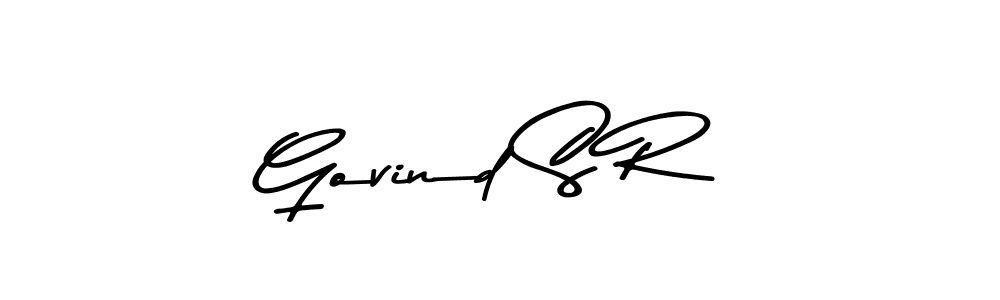 Make a beautiful signature design for name Govind S R. Use this online signature maker to create a handwritten signature for free. Govind S R signature style 9 images and pictures png