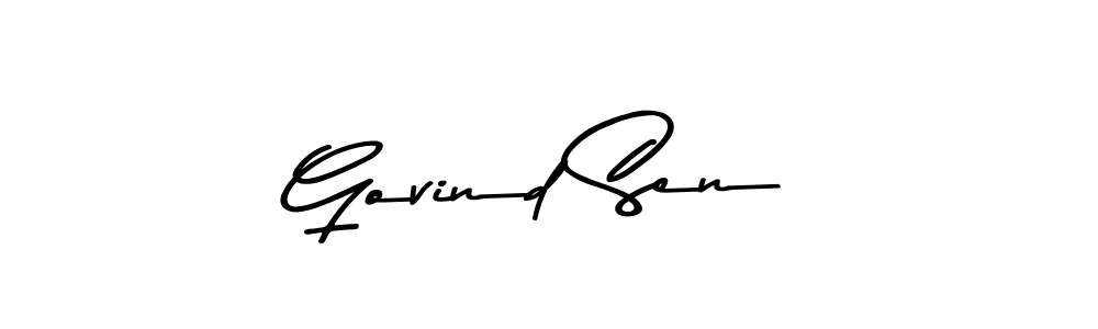 The best way (Asem Kandis PERSONAL USE) to make a short signature is to pick only two or three words in your name. The name Govind Sen include a total of six letters. For converting this name. Govind Sen signature style 9 images and pictures png