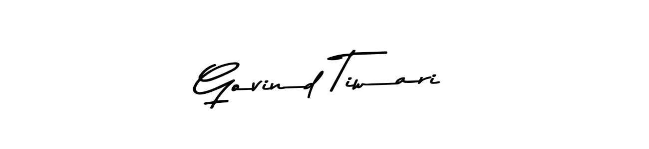 Create a beautiful signature design for name Govind Tiwari. With this signature (Asem Kandis PERSONAL USE) fonts, you can make a handwritten signature for free. Govind Tiwari signature style 9 images and pictures png