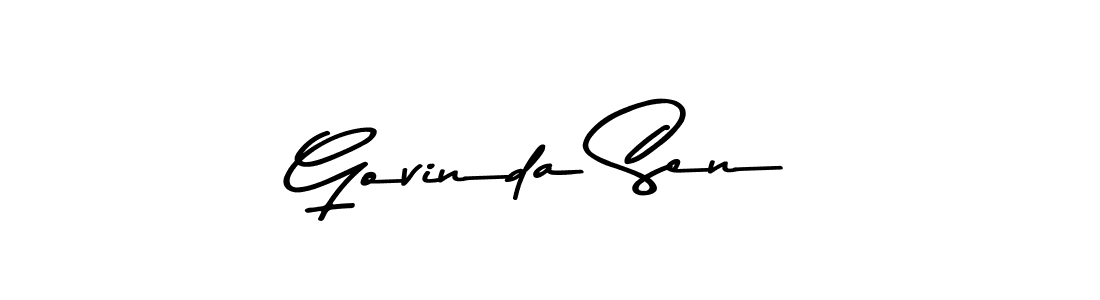You should practise on your own different ways (Asem Kandis PERSONAL USE) to write your name (Govinda Sen) in signature. don't let someone else do it for you. Govinda Sen signature style 9 images and pictures png