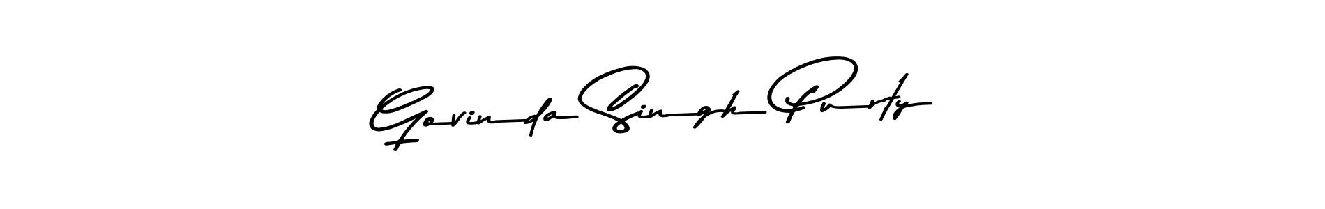 Make a beautiful signature design for name Govinda Singh Purty. Use this online signature maker to create a handwritten signature for free. Govinda Singh Purty signature style 9 images and pictures png