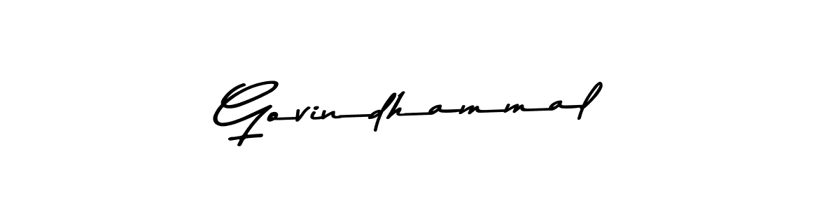 Make a beautiful signature design for name Govindhammal. With this signature (Asem Kandis PERSONAL USE) style, you can create a handwritten signature for free. Govindhammal signature style 9 images and pictures png