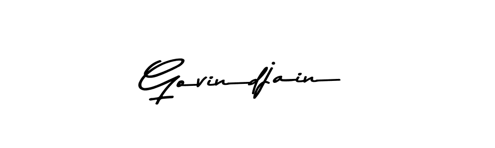 Also we have Govindjain name is the best signature style. Create professional handwritten signature collection using Asem Kandis PERSONAL USE autograph style. Govindjain signature style 9 images and pictures png