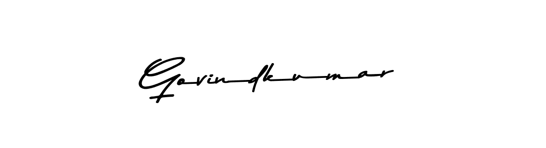 How to make Govindkumar name signature. Use Asem Kandis PERSONAL USE style for creating short signs online. This is the latest handwritten sign. Govindkumar signature style 9 images and pictures png