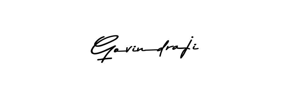 Create a beautiful signature design for name Govindraji. With this signature (Asem Kandis PERSONAL USE) fonts, you can make a handwritten signature for free. Govindraji signature style 9 images and pictures png