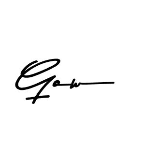 It looks lik you need a new signature style for name Gow. Design unique handwritten (Asem Kandis PERSONAL USE) signature with our free signature maker in just a few clicks. Gow signature style 9 images and pictures png