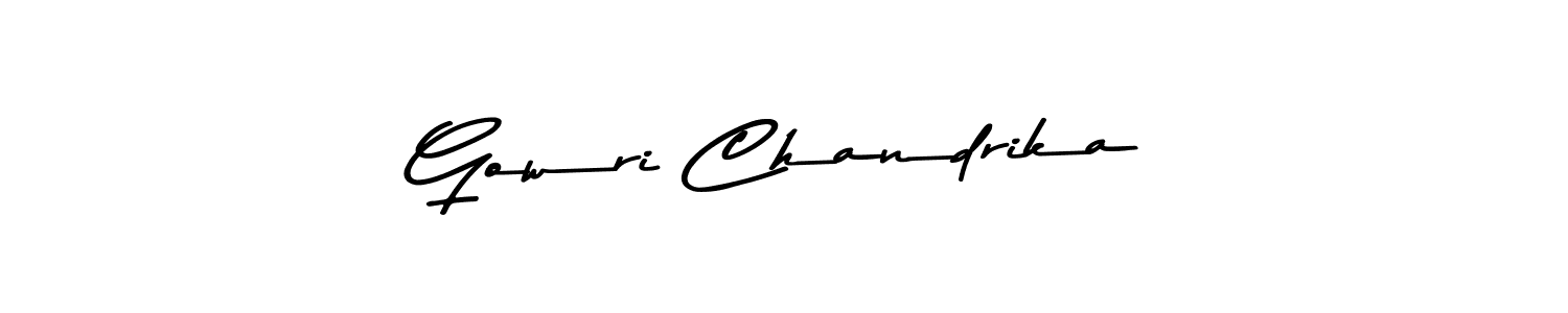 Here are the top 10 professional signature styles for the name Gowri Chandrika. These are the best autograph styles you can use for your name. Gowri Chandrika signature style 9 images and pictures png