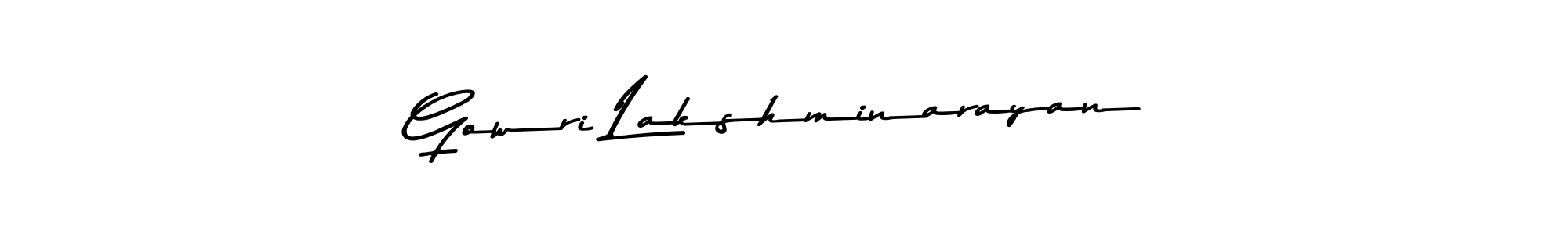 It looks lik you need a new signature style for name Gowri Lakshminarayan. Design unique handwritten (Asem Kandis PERSONAL USE) signature with our free signature maker in just a few clicks. Gowri Lakshminarayan signature style 9 images and pictures png