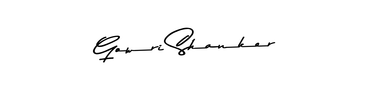 How to make Gowri Shanker signature? Asem Kandis PERSONAL USE is a professional autograph style. Create handwritten signature for Gowri Shanker name. Gowri Shanker signature style 9 images and pictures png