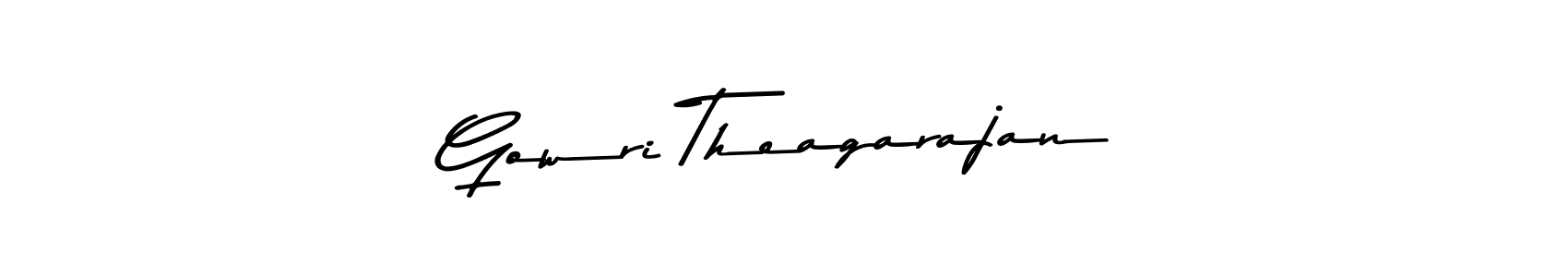 How to make Gowri Theagarajan signature? Asem Kandis PERSONAL USE is a professional autograph style. Create handwritten signature for Gowri Theagarajan name. Gowri Theagarajan signature style 9 images and pictures png