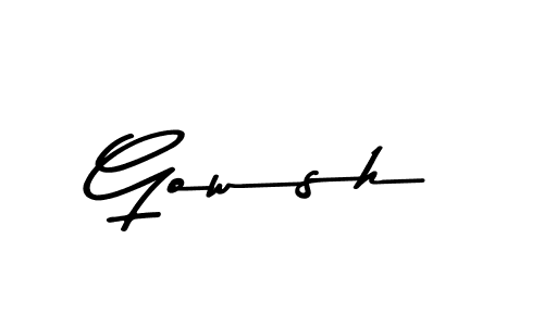 Best and Professional Signature Style for Gowsh. Asem Kandis PERSONAL USE Best Signature Style Collection. Gowsh signature style 9 images and pictures png