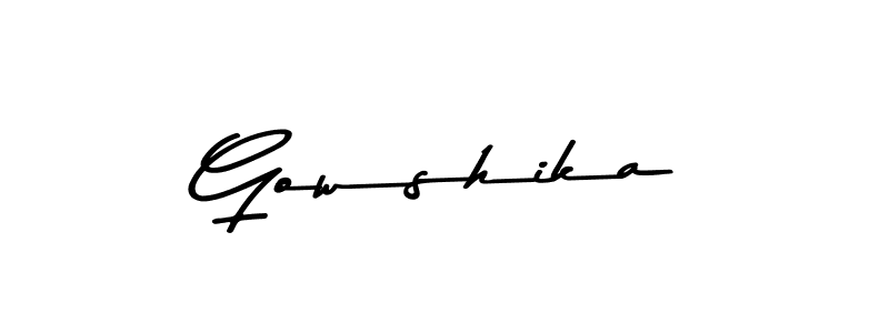 Once you've used our free online signature maker to create your best signature Asem Kandis PERSONAL USE style, it's time to enjoy all of the benefits that Gowshika name signing documents. Gowshika signature style 9 images and pictures png