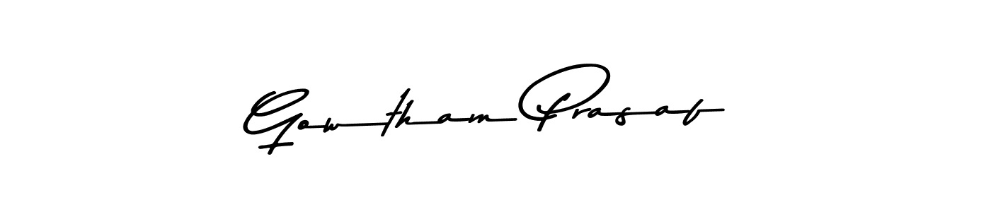 Also we have Gowtham Prasaf name is the best signature style. Create professional handwritten signature collection using Asem Kandis PERSONAL USE autograph style. Gowtham Prasaf signature style 9 images and pictures png
