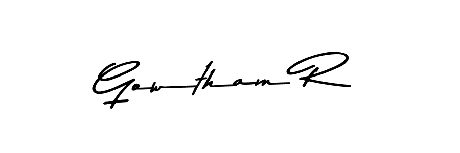 You should practise on your own different ways (Asem Kandis PERSONAL USE) to write your name (Gowtham R) in signature. don't let someone else do it for you. Gowtham R signature style 9 images and pictures png