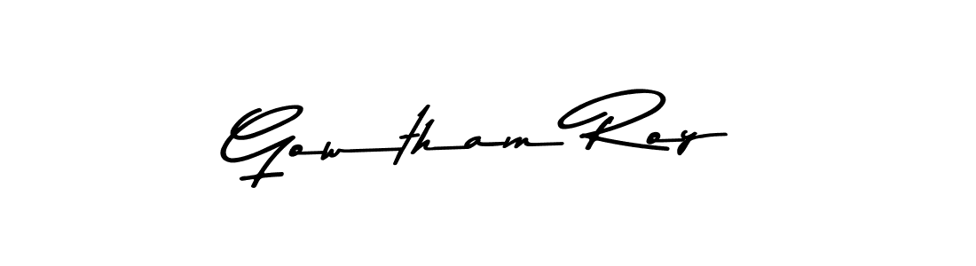 The best way (Asem Kandis PERSONAL USE) to make a short signature is to pick only two or three words in your name. The name Gowtham Roy include a total of six letters. For converting this name. Gowtham Roy signature style 9 images and pictures png