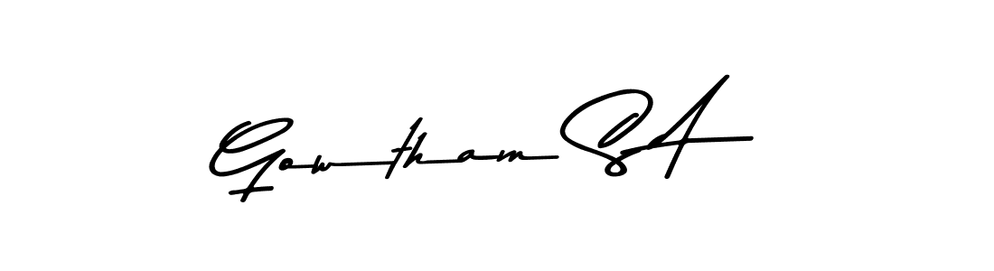 See photos of Gowtham S A official signature by Spectra . Check more albums & portfolios. Read reviews & check more about Asem Kandis PERSONAL USE font. Gowtham S A signature style 9 images and pictures png