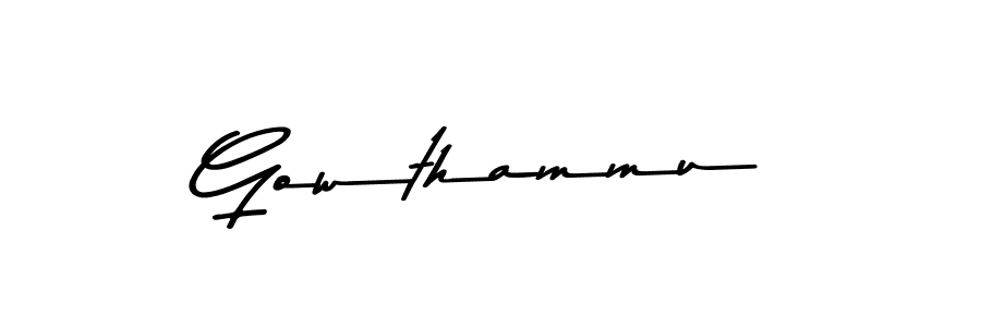 Also we have Gowthammu name is the best signature style. Create professional handwritten signature collection using Asem Kandis PERSONAL USE autograph style. Gowthammu signature style 9 images and pictures png