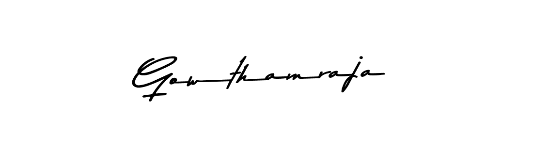 Make a beautiful signature design for name Gowthamraja. Use this online signature maker to create a handwritten signature for free. Gowthamraja signature style 9 images and pictures png