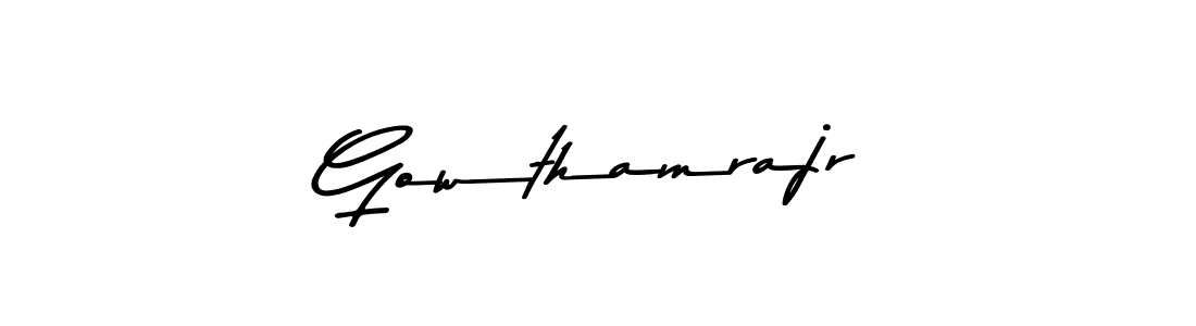 You can use this online signature creator to create a handwritten signature for the name Gowthamrajr. This is the best online autograph maker. Gowthamrajr signature style 9 images and pictures png