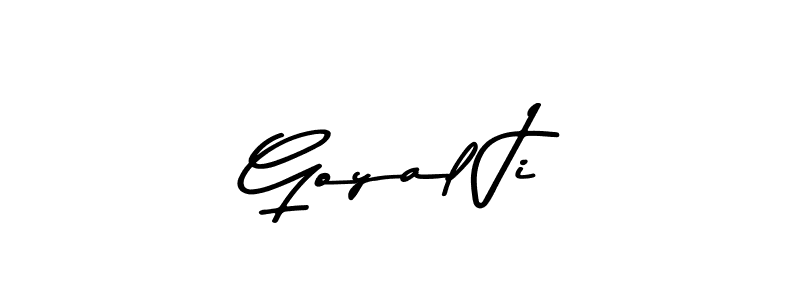 Also You can easily find your signature by using the search form. We will create Goyal Ji name handwritten signature images for you free of cost using Asem Kandis PERSONAL USE sign style. Goyal Ji signature style 9 images and pictures png
