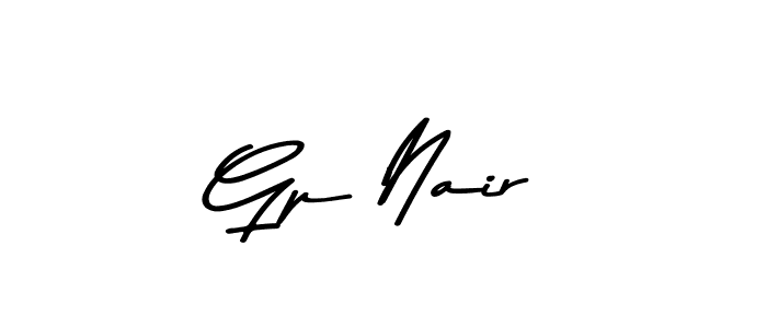 Asem Kandis PERSONAL USE is a professional signature style that is perfect for those who want to add a touch of class to their signature. It is also a great choice for those who want to make their signature more unique. Get Gp Nair name to fancy signature for free. Gp Nair signature style 9 images and pictures png