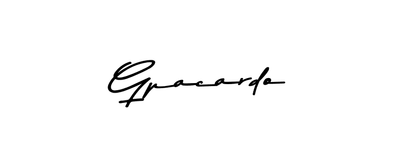 Make a beautiful signature design for name Gpacardo. Use this online signature maker to create a handwritten signature for free. Gpacardo signature style 9 images and pictures png