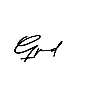 How to make Gpd signature? Asem Kandis PERSONAL USE is a professional autograph style. Create handwritten signature for Gpd name. Gpd signature style 9 images and pictures png