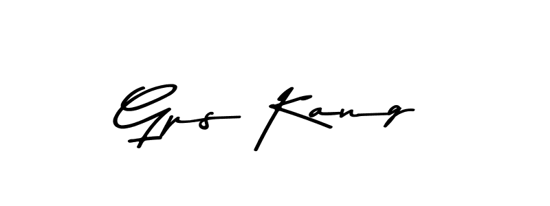 Use a signature maker to create a handwritten signature online. With this signature software, you can design (Asem Kandis PERSONAL USE) your own signature for name Gps Kang. Gps Kang signature style 9 images and pictures png