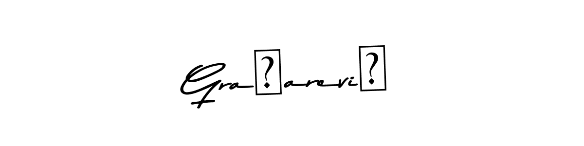 Use a signature maker to create a handwritten signature online. With this signature software, you can design (Asem Kandis PERSONAL USE) your own signature for name Grašarević. Grašarević signature style 9 images and pictures png