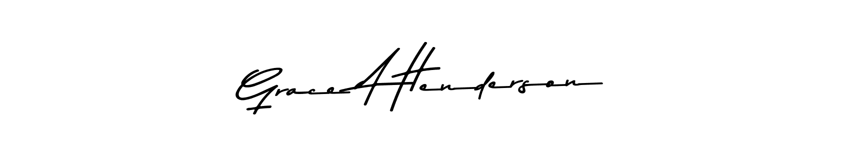 The best way (Asem Kandis PERSONAL USE) to make a short signature is to pick only two or three words in your name. The name Grace A Henderson include a total of six letters. For converting this name. Grace A Henderson signature style 9 images and pictures png