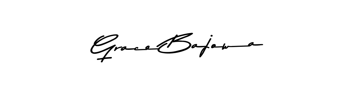 Create a beautiful signature design for name Grace Bajowa. With this signature (Asem Kandis PERSONAL USE) fonts, you can make a handwritten signature for free. Grace Bajowa signature style 9 images and pictures png