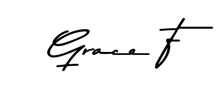 Also You can easily find your signature by using the search form. We will create Grace F name handwritten signature images for you free of cost using Asem Kandis PERSONAL USE sign style. Grace F signature style 9 images and pictures png