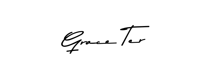 Check out images of Autograph of Grace Ter name. Actor Grace Ter Signature Style. Asem Kandis PERSONAL USE is a professional sign style online. Grace Ter signature style 9 images and pictures png