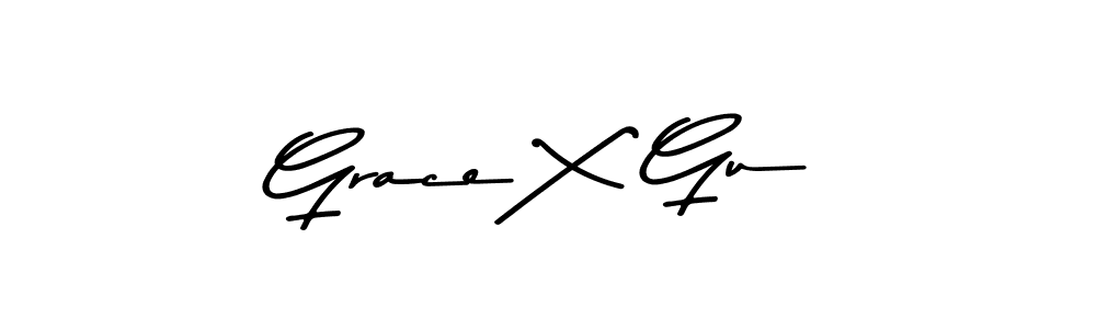 Also You can easily find your signature by using the search form. We will create Grace X Gu name handwritten signature images for you free of cost using Asem Kandis PERSONAL USE sign style. Grace X Gu signature style 9 images and pictures png