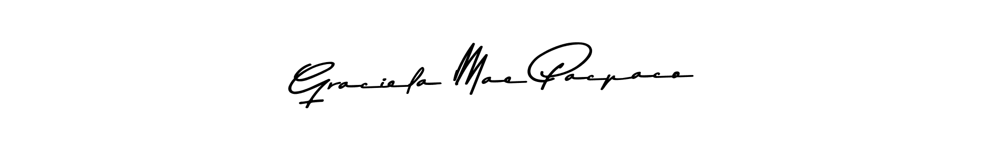 Graciela Mae Pacpaco stylish signature style. Best Handwritten Sign (Asem Kandis PERSONAL USE) for my name. Handwritten Signature Collection Ideas for my name Graciela Mae Pacpaco. Graciela Mae Pacpaco signature style 9 images and pictures png