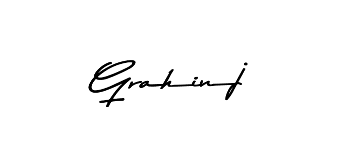 You can use this online signature creator to create a handwritten signature for the name Grahinj. This is the best online autograph maker. Grahinj signature style 9 images and pictures png