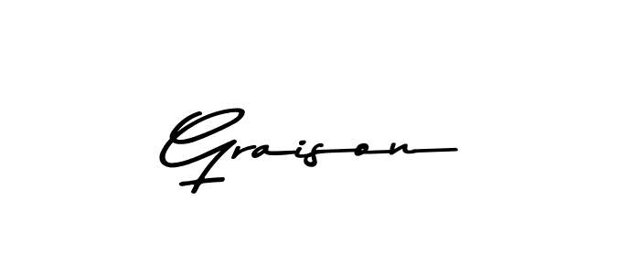 Also we have Graison name is the best signature style. Create professional handwritten signature collection using Asem Kandis PERSONAL USE autograph style. Graison signature style 9 images and pictures png