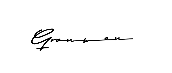 Also You can easily find your signature by using the search form. We will create Granwen name handwritten signature images for you free of cost using Asem Kandis PERSONAL USE sign style. Granwen signature style 9 images and pictures png