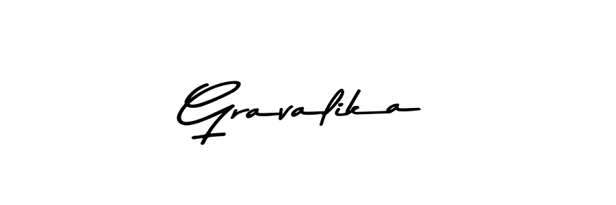 Use a signature maker to create a handwritten signature online. With this signature software, you can design (Asem Kandis PERSONAL USE) your own signature for name Gravalika. Gravalika signature style 9 images and pictures png