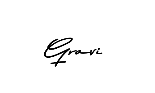 Create a beautiful signature design for name Gravi. With this signature (Asem Kandis PERSONAL USE) fonts, you can make a handwritten signature for free. Gravi signature style 9 images and pictures png