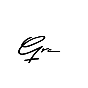 Use a signature maker to create a handwritten signature online. With this signature software, you can design (Asem Kandis PERSONAL USE) your own signature for name Grc. Grc signature style 9 images and pictures png