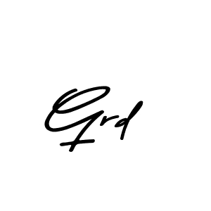 Design your own signature with our free online signature maker. With this signature software, you can create a handwritten (Asem Kandis PERSONAL USE) signature for name Grd. Grd signature style 9 images and pictures png