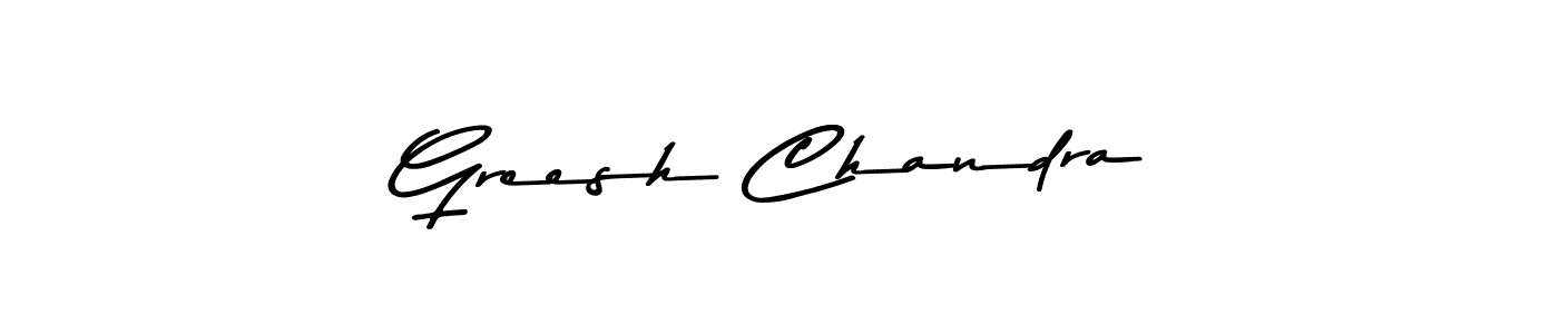 How to Draw Greesh Chandra signature style? Asem Kandis PERSONAL USE is a latest design signature styles for name Greesh Chandra. Greesh Chandra signature style 9 images and pictures png