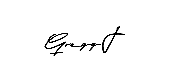 Gregg J stylish signature style. Best Handwritten Sign (Asem Kandis PERSONAL USE) for my name. Handwritten Signature Collection Ideas for my name Gregg J. Gregg J signature style 9 images and pictures png