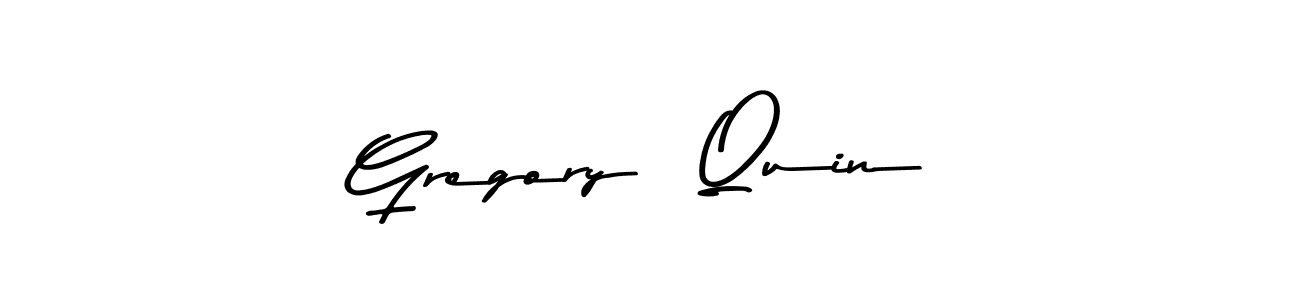 This is the best signature style for the Gregory  Quin name. Also you like these signature font (Asem Kandis PERSONAL USE). Mix name signature. Gregory  Quin signature style 9 images and pictures png