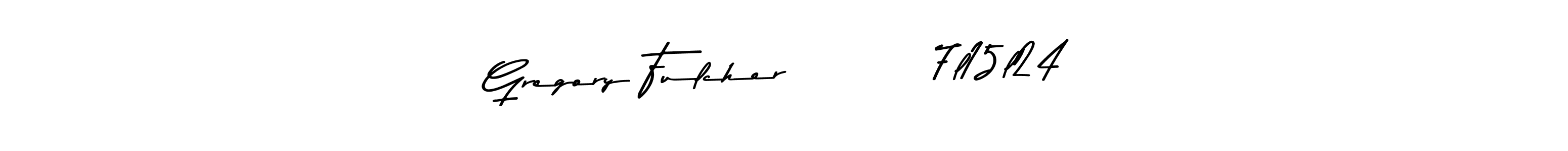 Create a beautiful signature design for name Gregory Fulcher         7l15l24. With this signature (Asem Kandis PERSONAL USE) fonts, you can make a handwritten signature for free. Gregory Fulcher         7l15l24 signature style 9 images and pictures png